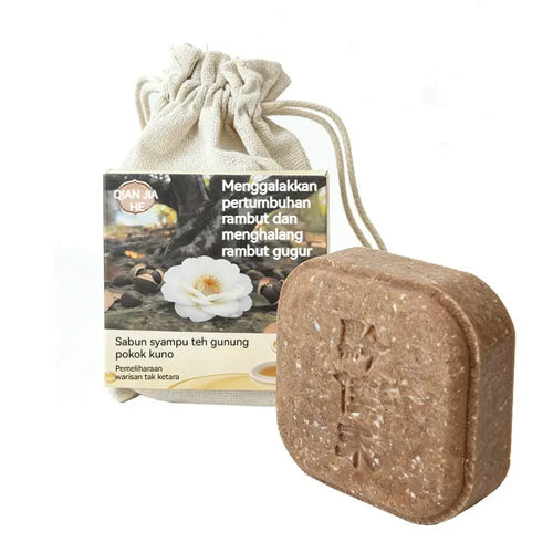 Ancient Tree Camellia Shampoo Bar | Anti-Dandruff & Oil Control